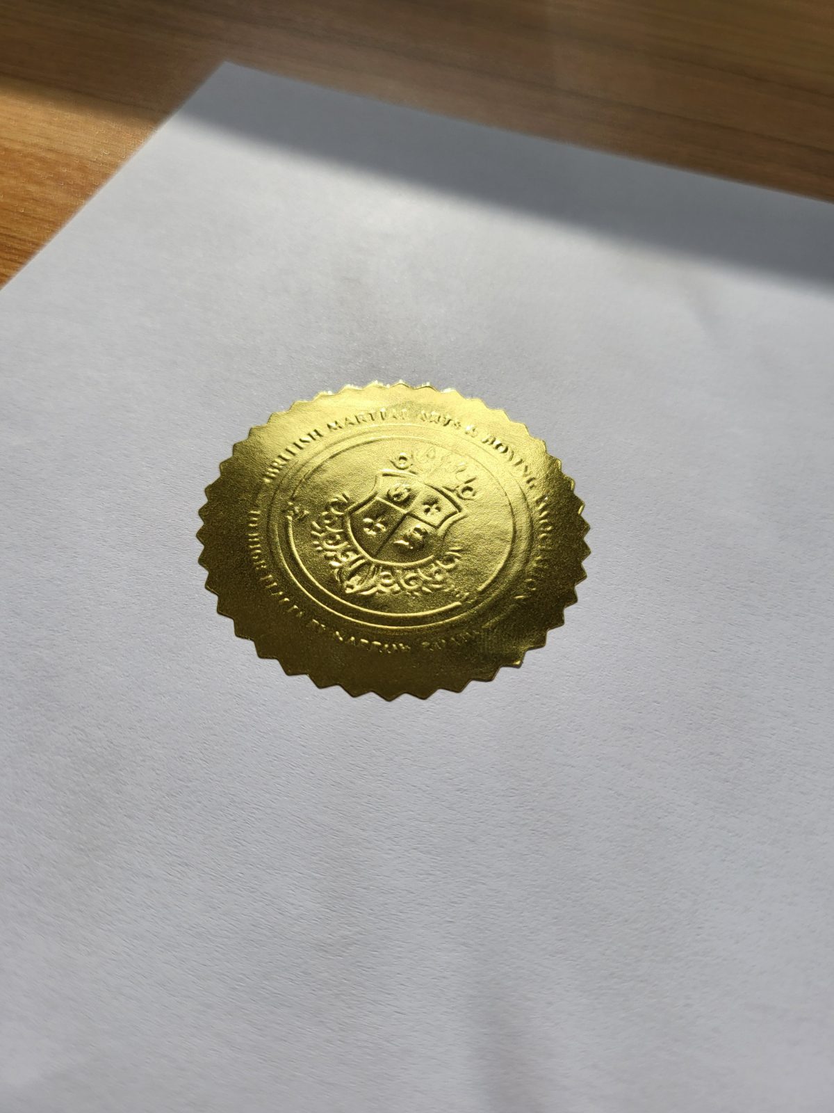 Gold Embossed Certificate Seals - Image 5