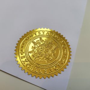 Outstanding Excellence Gold Foil