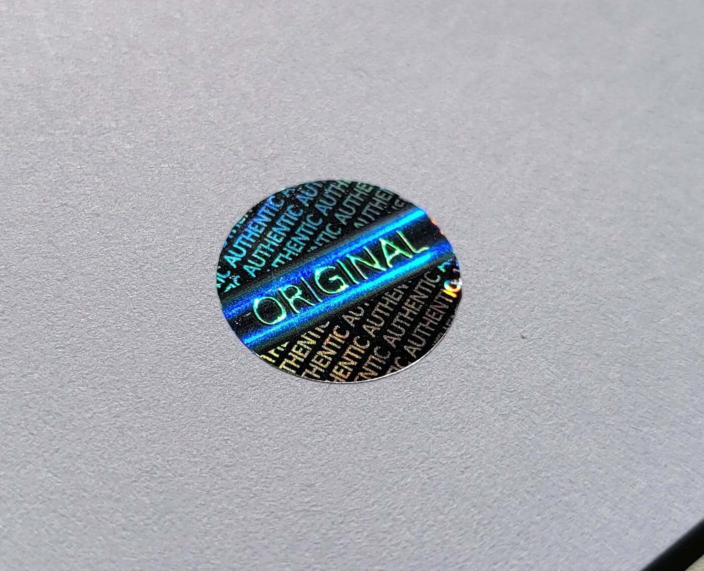 Holographic Certificate 'Original' Sticker (LSGR)