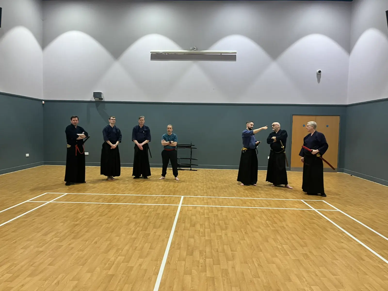 Teams ready for tameshigiri - Kingsmere