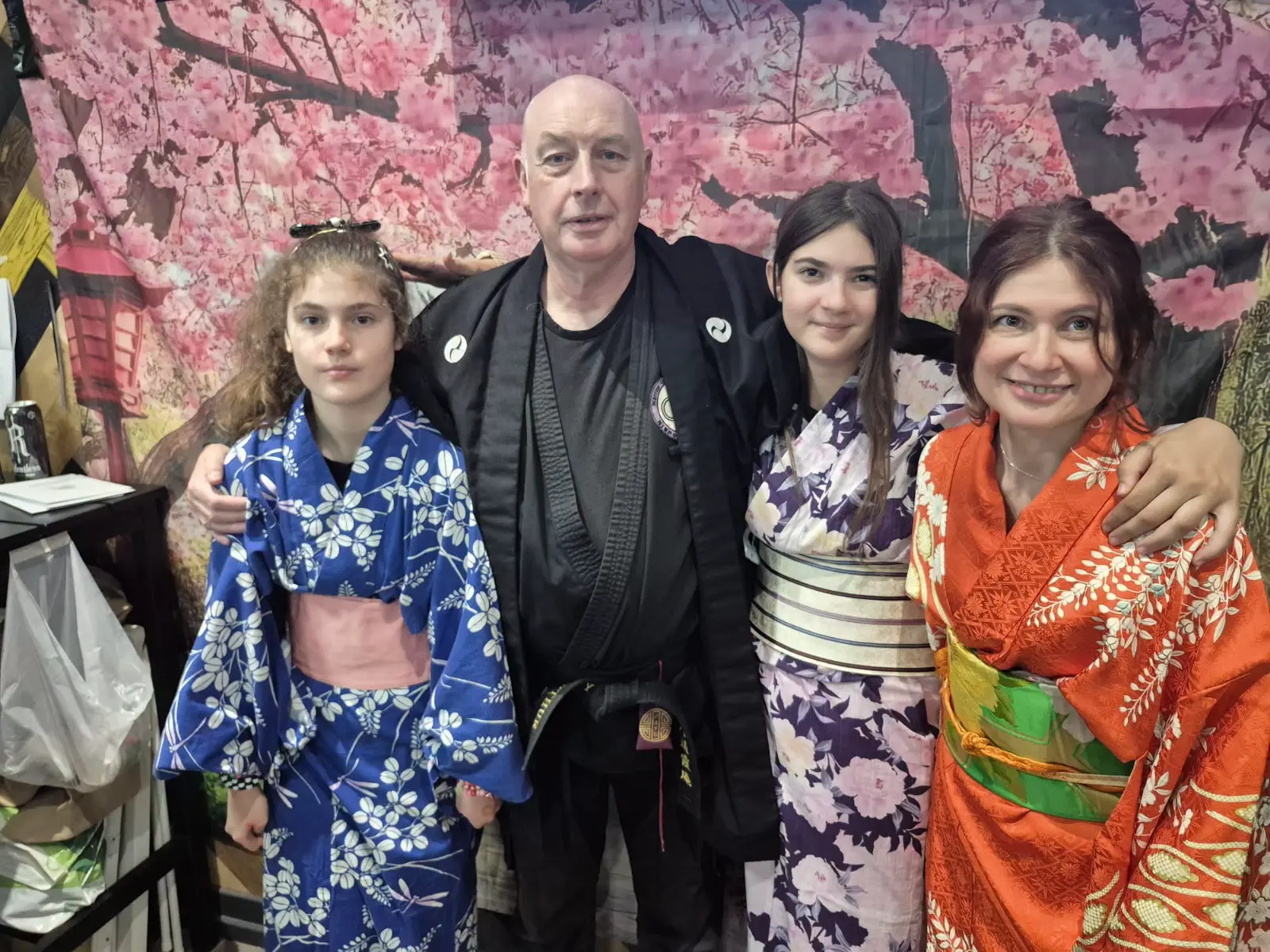 With the ladies of the Warrior Quest Martial Arts Academy Northampton