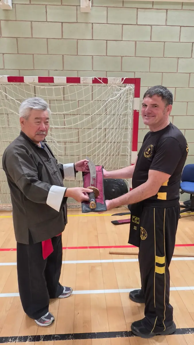 Grand Master Jeremy Yau’s personal Broadsword.